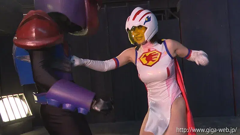 H_173SPSA00069 スーパーヒロインドミネーション地獄56 バードファイター 白鶴のミオ 若宮穂乃 シーン3