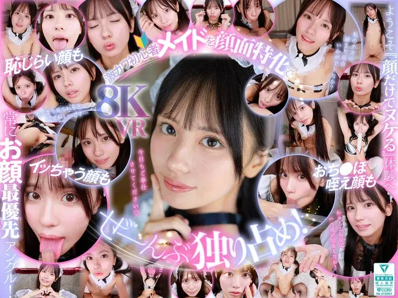 【VR】ウブで、健気で、照れ屋さん。ゼロ距離で恥じらいスケベご奉仕【顔面特化】僕専用性処理メイド 渚あいり (sivr00474)