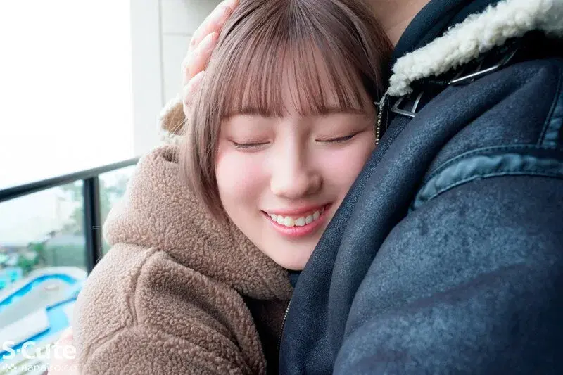 SQTE-682 休日に彼女と。びしょ濡れ彼女と種付け温泉旅行 小鈴みかん シーン5