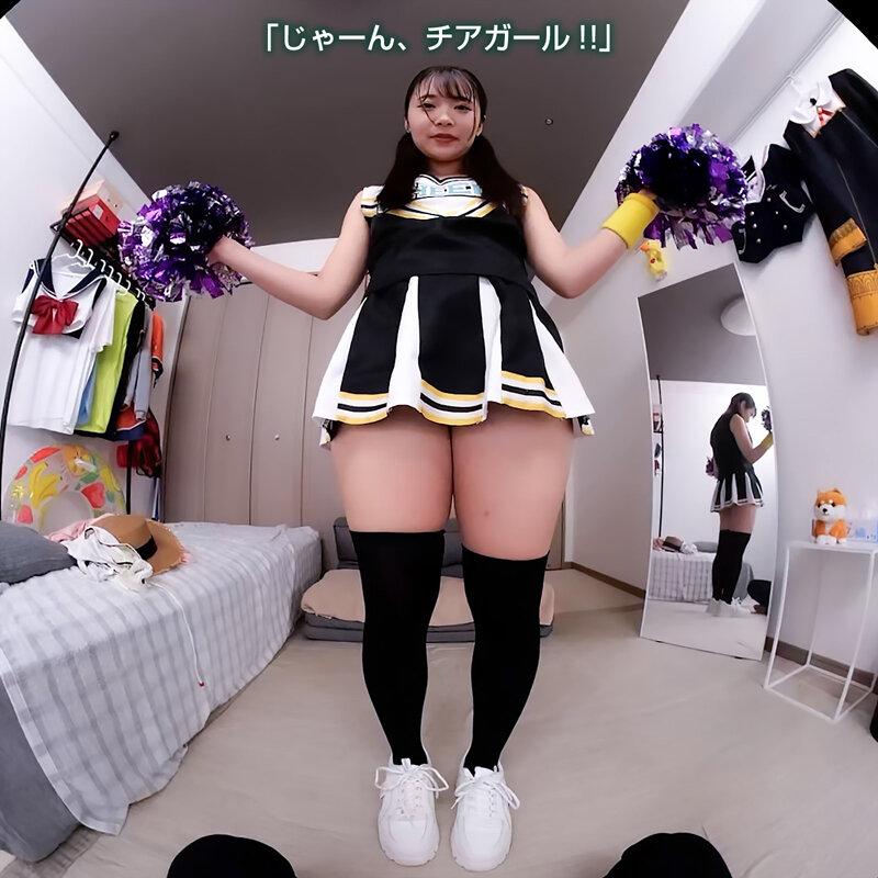 CRVR-377 【VR】【8KVR】チアガールのTバック尻に即ズボッVR パンチラ…パン見せ…チアダンス！ツインテ可愛い彼女と過ごす最高に楽しいひととき！ 二葉エマ シーン5