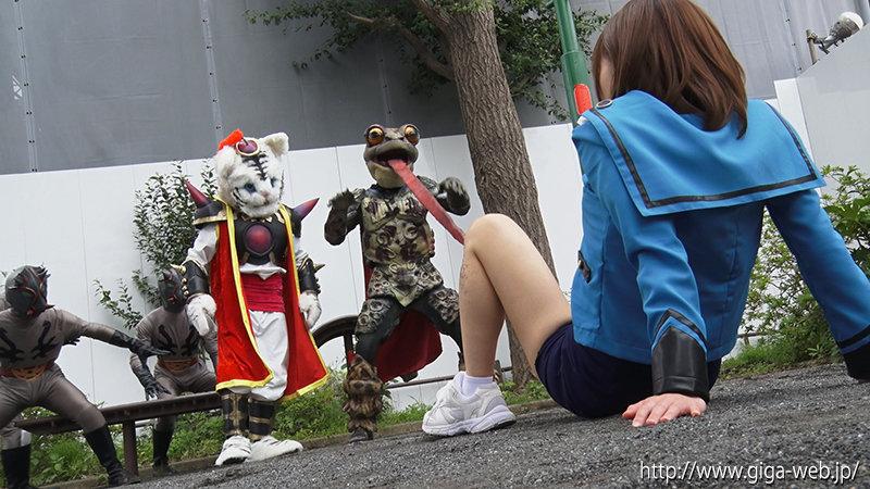 H_173THP00090 スーパーヒロイン危機一髪！！Vol.90 ミスティーブルー 三怪人の強襲 一条みお シーン8